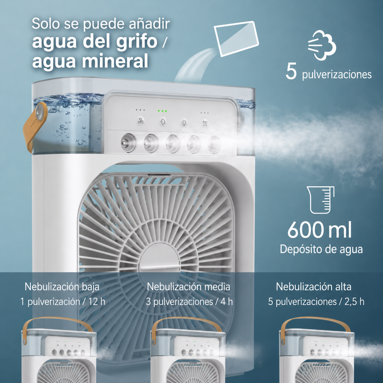Climatizador Portátil 3 en 1