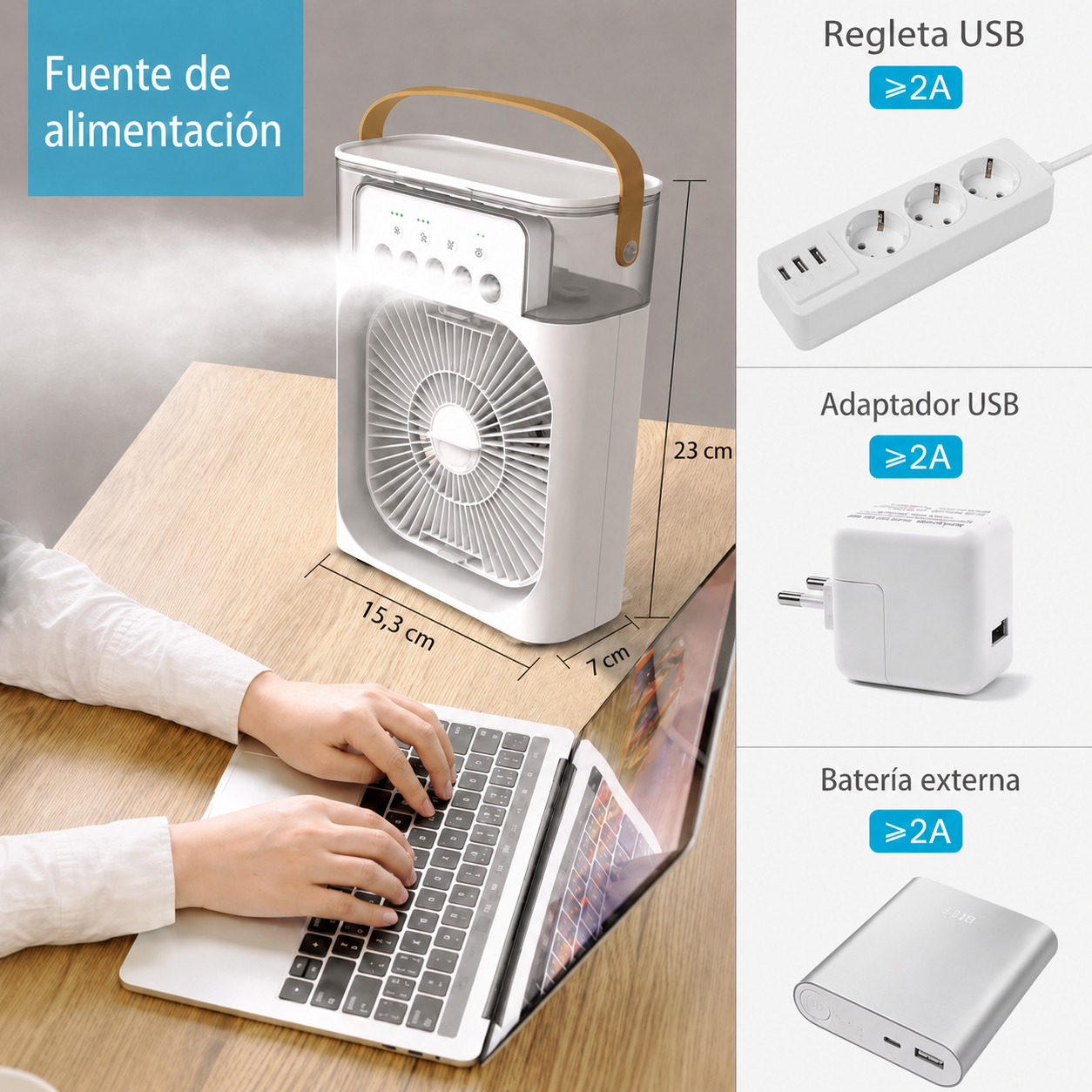 Climatizador Portátil 3 en 1